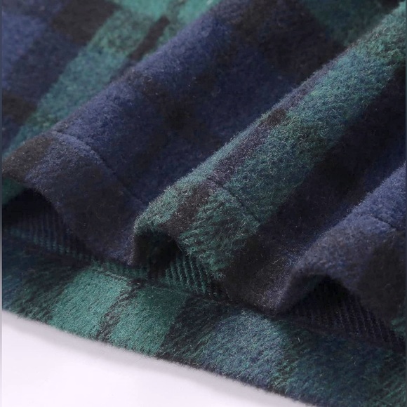 Wool Plaid Mini Skirt - Picture 6 of 7